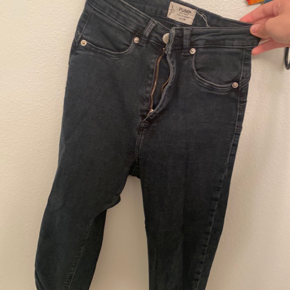 High Waist Black Skinny Jeans